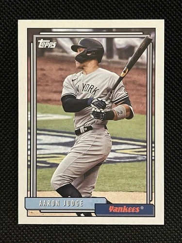 2021 Topps Update Aaron Judge New York Yankees 1992 Redux MLB Card # T92-2