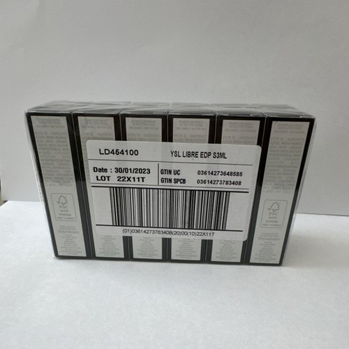 lot of 12 Yves Saint Laurent Libre Eau de Parfum Spray 3 ml Sample Size ...