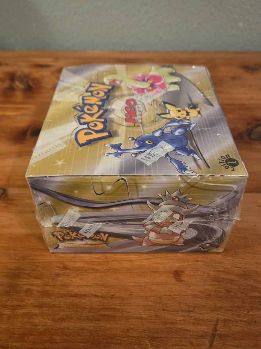 Pokemon 1ST EDITION NEO GENESIS SET BOOSTER BOX - ENGLISH FACTORY SEALED -  LUGIA | eBay