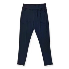 Isabel Marant 1501 Women's Black Polyester Stretch Pleated Tapered Pants 6