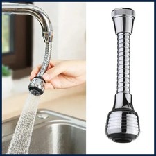 2 Modes 360 Rotatable Bubbler High Pressure Faucet Extender Water Saving