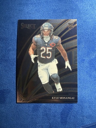 2025 Panini Select Kyle Monangai [Black Red Prizm Shock] #274 card