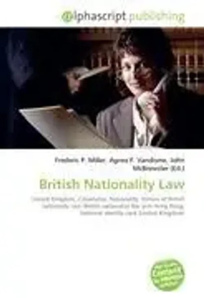 Frederic P. Miller (U. A.) | British Nationality Law | Taschenbuch | Englisch-image