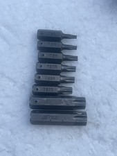Snap On Tools Torx Tamper-resistant Replacement Bit Set Of 8 Free Shipping