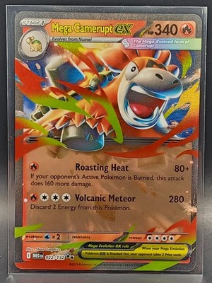 Pokemon ME01: Mega Evolution #022/132 Mega Camerupt ex