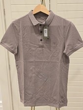 Image of Men's All Saints Reform SS Polo Brand New With Tag In Size XS In Gifs Grey Color