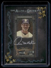 2025 Topps Allen & Ginter X #MA-PM Paul Molitor Frame Mini Auto Black Frame #/25