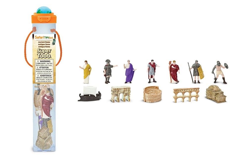 Safari Ltd 660304 Ancient Rome (12 Minifigures) Theme Area