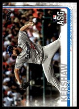 Clayton Kershaw 2019 Topps Update #US284 Los Angeles Dodgers FREE SHIPPING