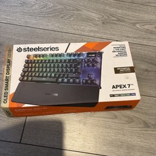 STEELSERIES APEX 7 TKL MECHANICAL GAMING KEYBOARD BROWN TACTILE SWITCHES