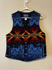 Vintage Pendleton High Grade Western Wear Aztec Vest Size M