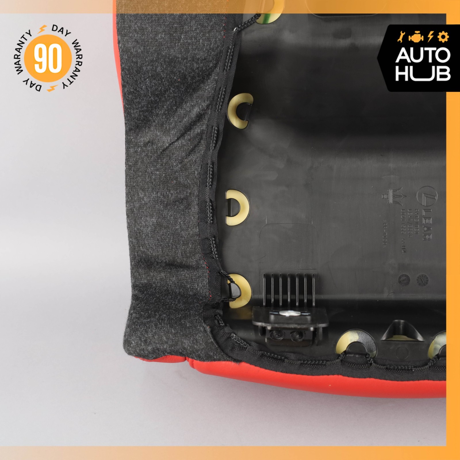Maserati GranTurismo S M145 Rear Left Bottom Lower Seat Cushion Suede Red OEM