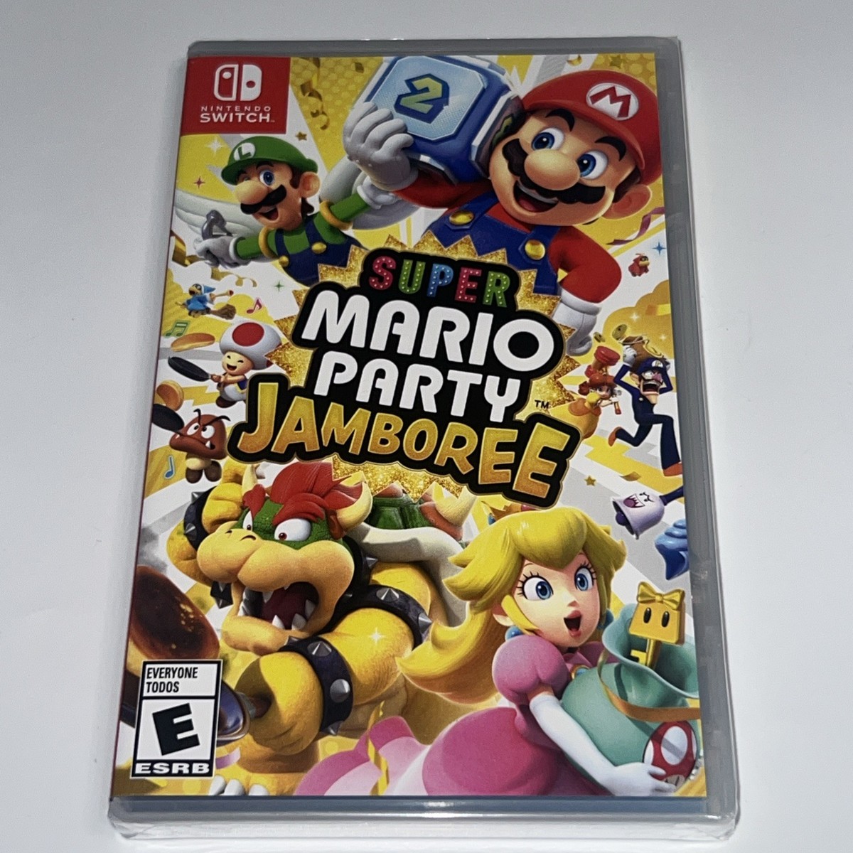 Nintendo Switch Mario Party & Super Mario Bros. Nintendo Switch Grey, Super Mario Party Jamboree Game Bundle