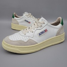 Zapatilla deportiva baja Autry Medalist para hombre de cuero gamuza blanca talla 40