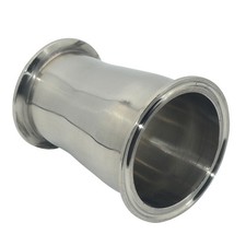 4 in to 3 inch Sanitary Pipe Reducer Tri Clamp Ferrule End Stainless Steel 316