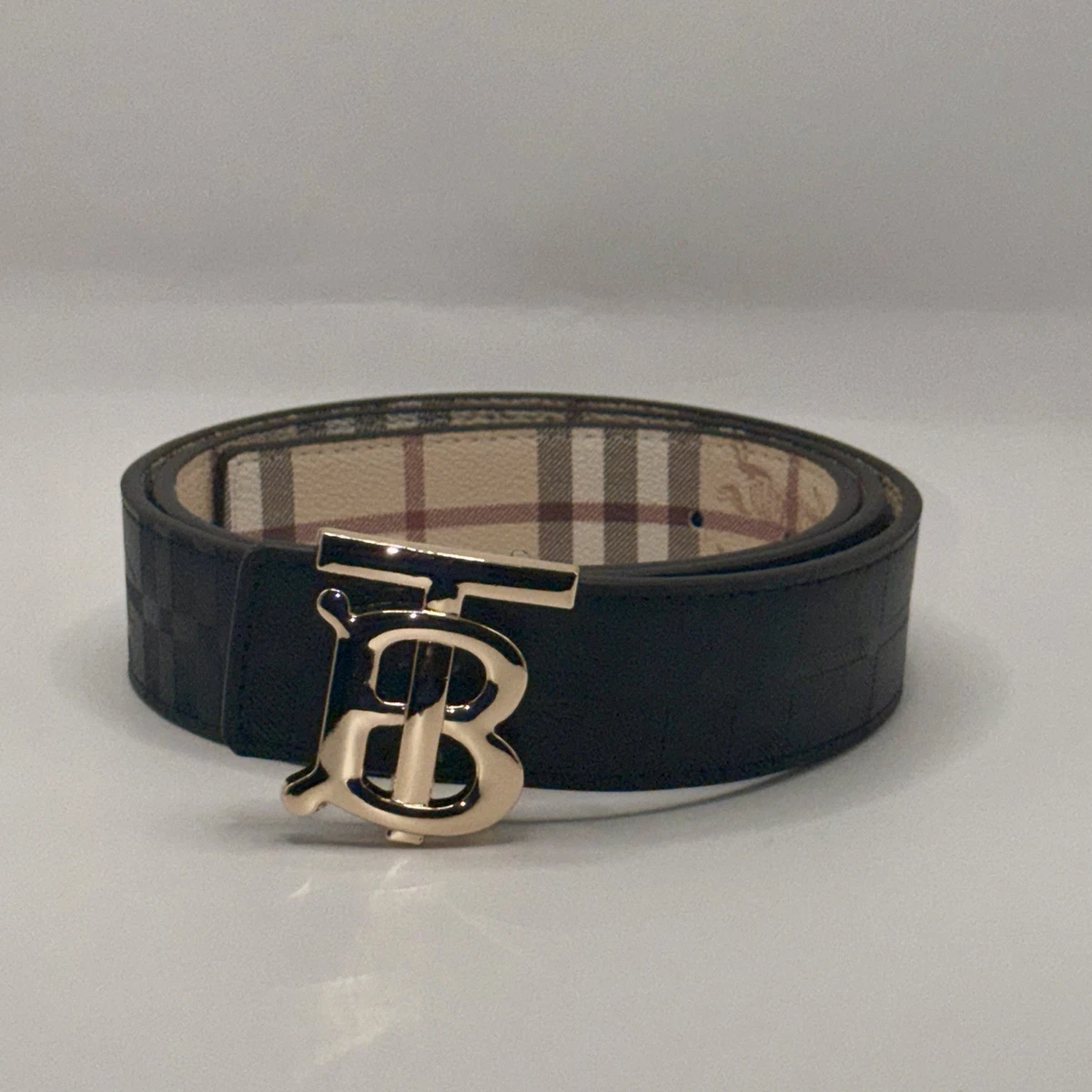 Burberry Black Belts for Men for sale | eBay