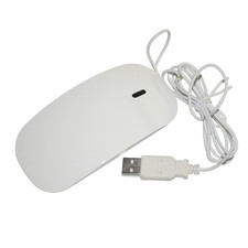 CAN 800DPI White Color Optical USB Wired Mouse Replacement White CAN-101MS