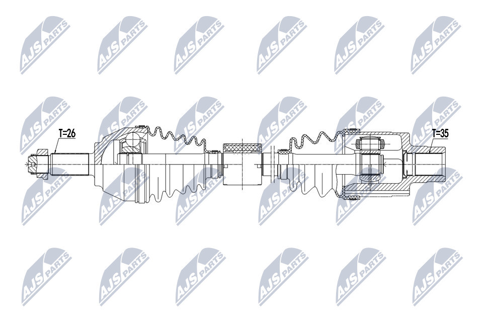 NPW-BM-123 NTY Drive Shaft for MINI