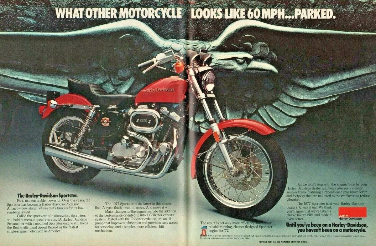 1977 harley 2024 davidson ironhead