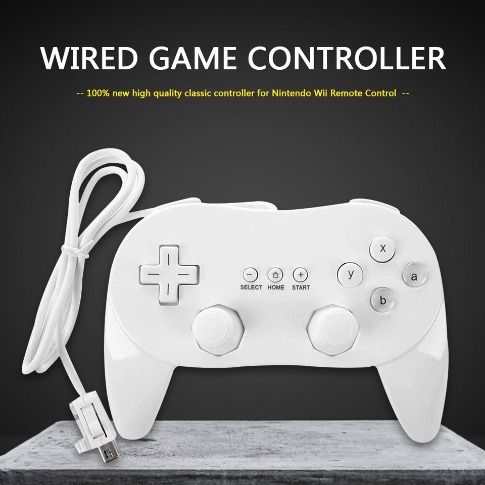 Wired Gaming Joypad Remote Control Controller for Nintend Wii Classic