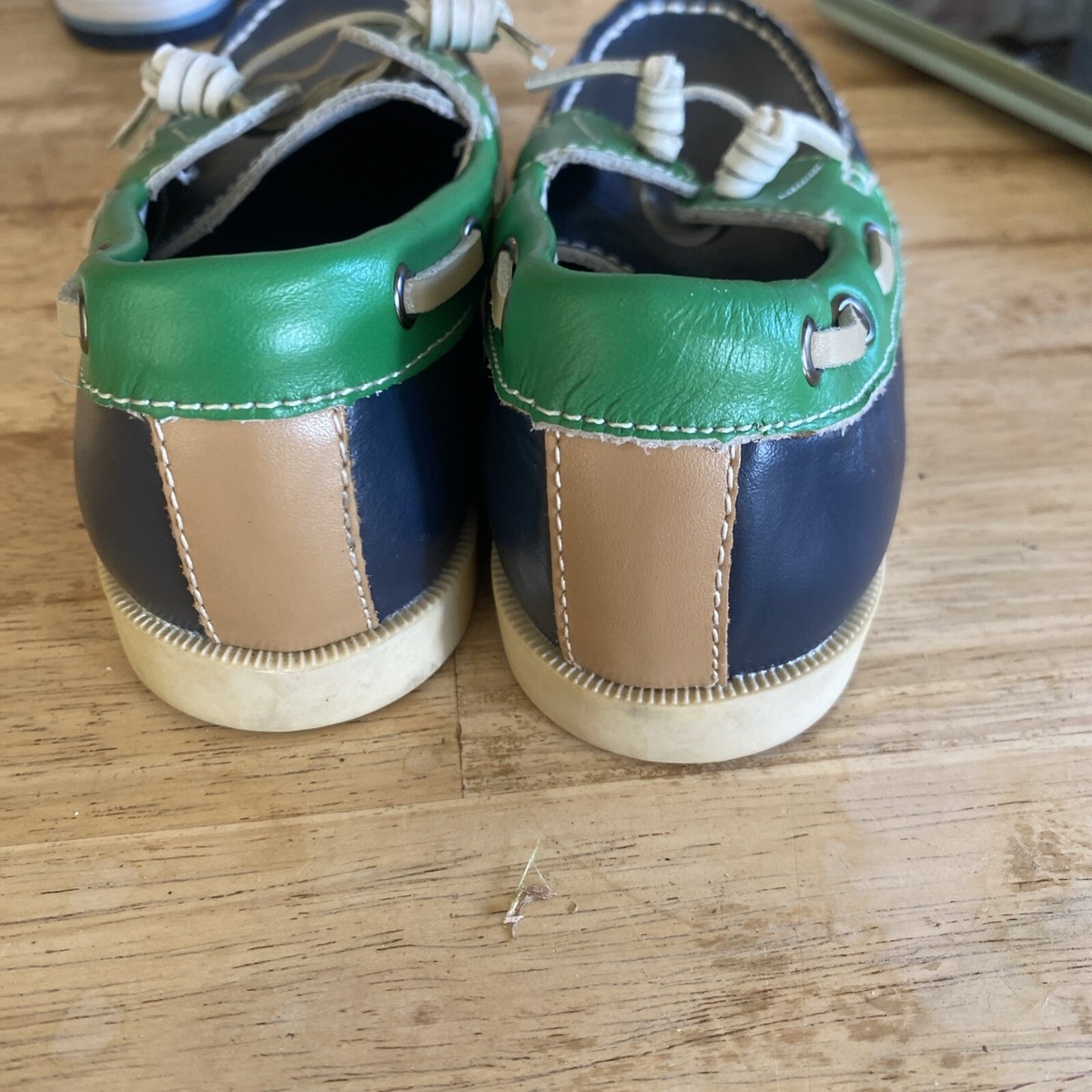 Cole Haan Nike Air Soles Deck Shoes Youth 14 Lace Up | eBay