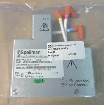 NEW Thermo Fisher 80000-98075 Spellman MXS8PN24X4630 Power Supply 8KV Switch Box