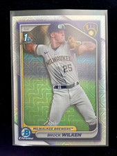 2024 Bowman Chrome Mega Box Brock Wilken 1st Mojo Refractor