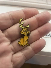 Grinch Max The Dog Christmas Enamel Pin Backpack Hat Jacket Cute Funny