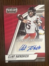 2022 Panini Chronicles Threads Draft Picks #TH-CRA Clint Ratkovich Autograph