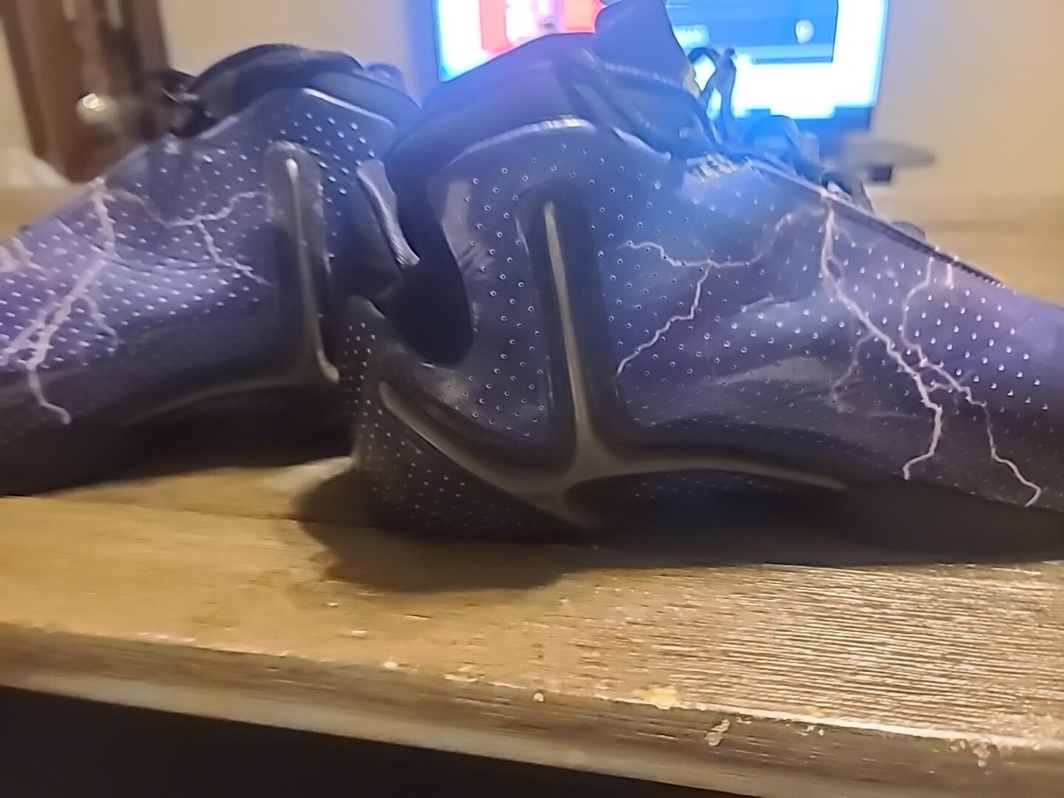 Nike HyperFlight Lightning Zoom Air Basketball Blue Blk Sz
