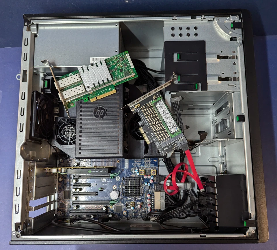 Quiet Homelab Server+ - Xeon E5-2650 V4, 128GB DDR4, 10GbE, SSD, HP Z440 proxmox - Image 4 of 4