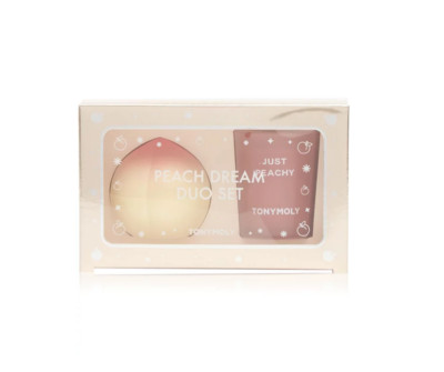 TONYMOLY 2-Pc. Limited-Edition Peach Dream Hand Cream & Candle Set NEW IN BOX