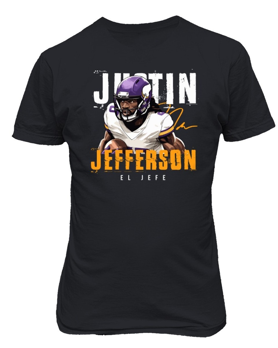 T-shirt Justin Jefferson – Minnesota Vikings – Fan – Récepteur – Taille Large