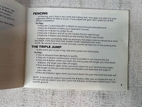 Track & Field 2 Nintendo NES Instruction Booklet  Manual only