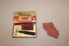 Vintage Milady's "400" Under Arm Safety Razor Set