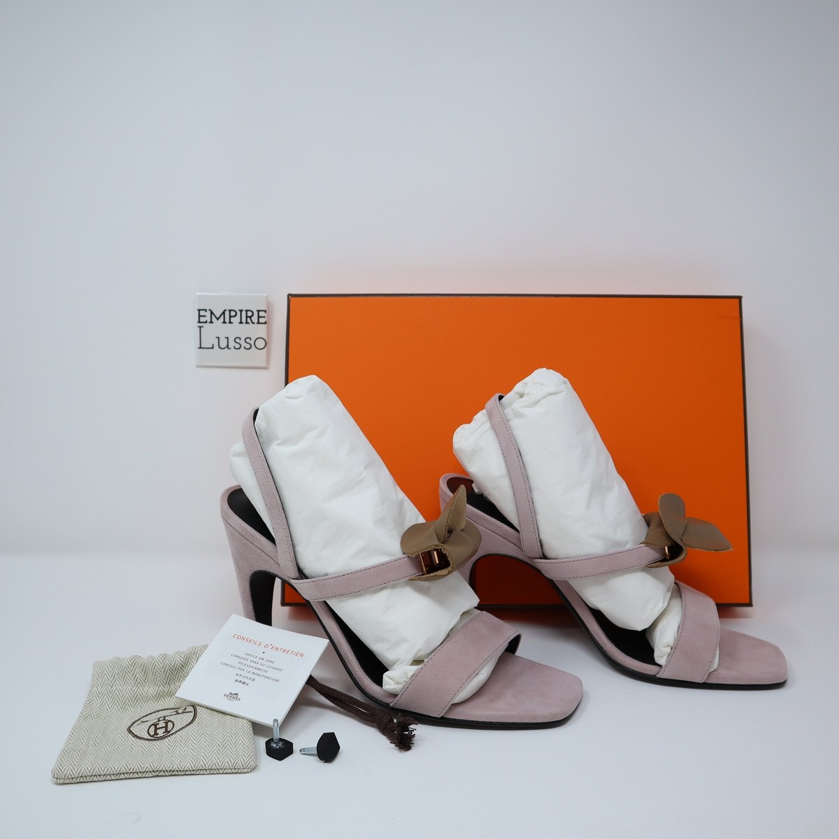 37 NEW HERMES Glamour 95 sandal Kelly buckle Heels Classic