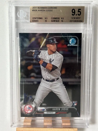 2017 Bowman Chrome Aaron Judge #56A RC Rookie BGS 9.5 Gem MINT