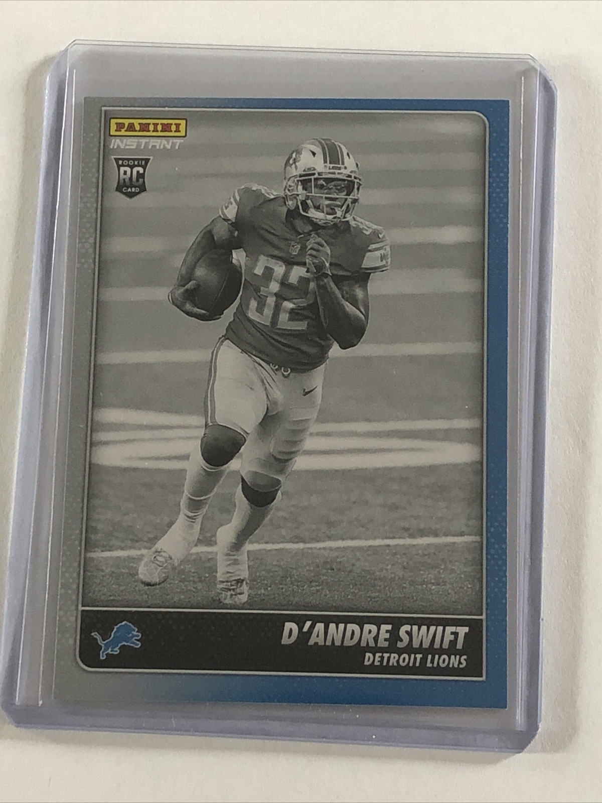 2020 Panini Instant Black And White Rookie RC /518 D’Andre Swift