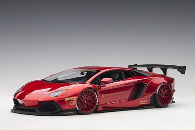 Liberty Walk Lamborghini Aventador LB-Works Tuning Hyper Red 2015 AutoArt 79109