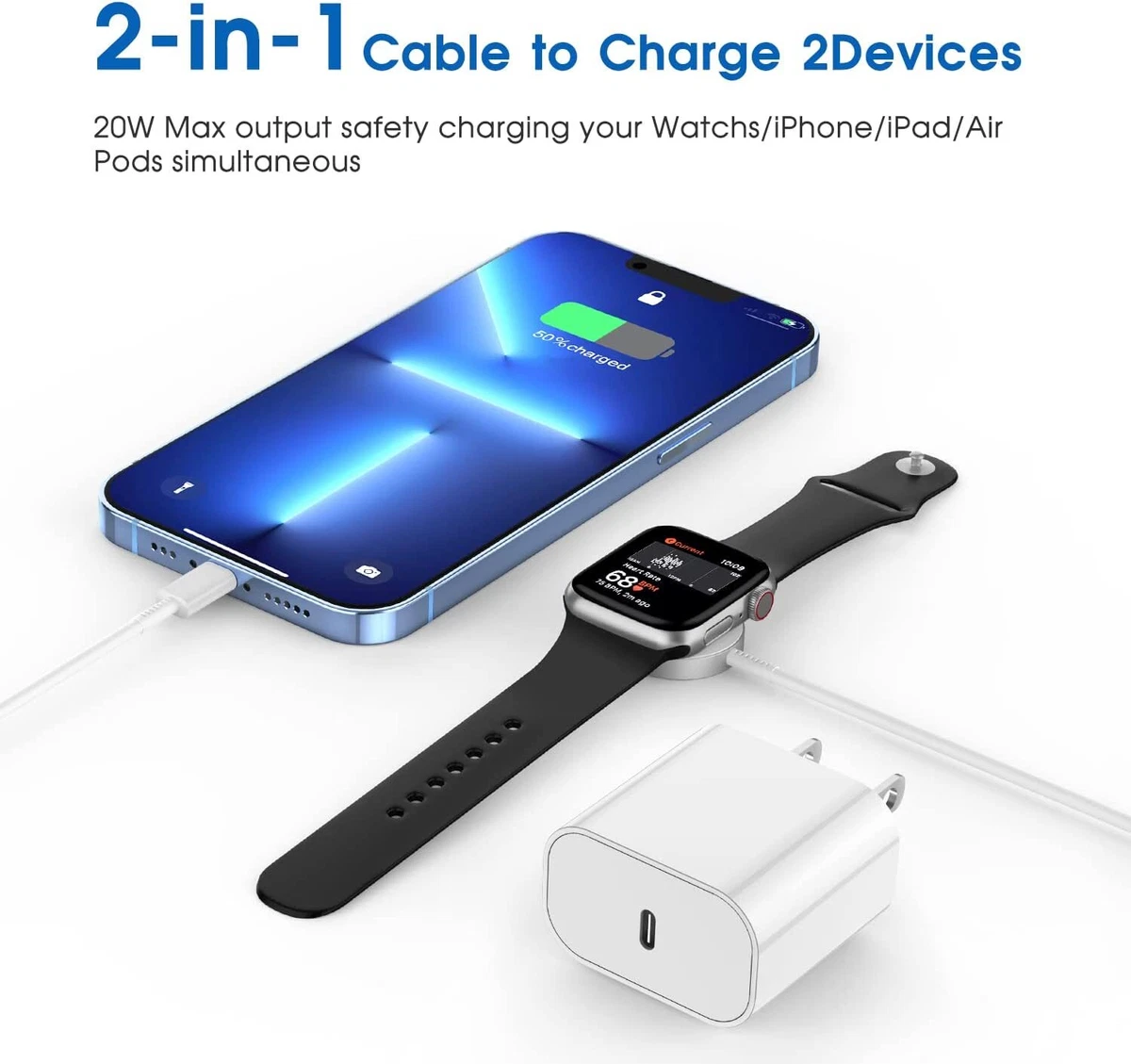 2m Apple Watch Charging Cable (USB-C)