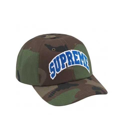 Supreme Felt Arc 6 Panel Woodland Camo FW24 In Hand