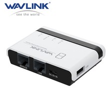 WAVLINK 3 IN 1 USB Wireless Print Server WiFi Print Server 10/100Mbps LAN/Bridge