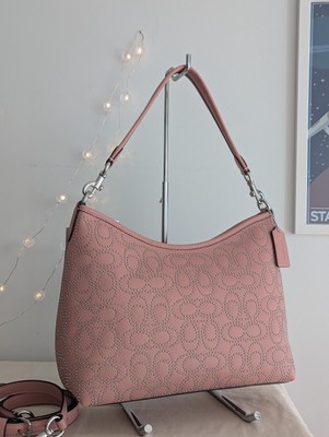 Coach Laurel Shoulder Bag with Rivets in Pink Petal CX258 ✨No US