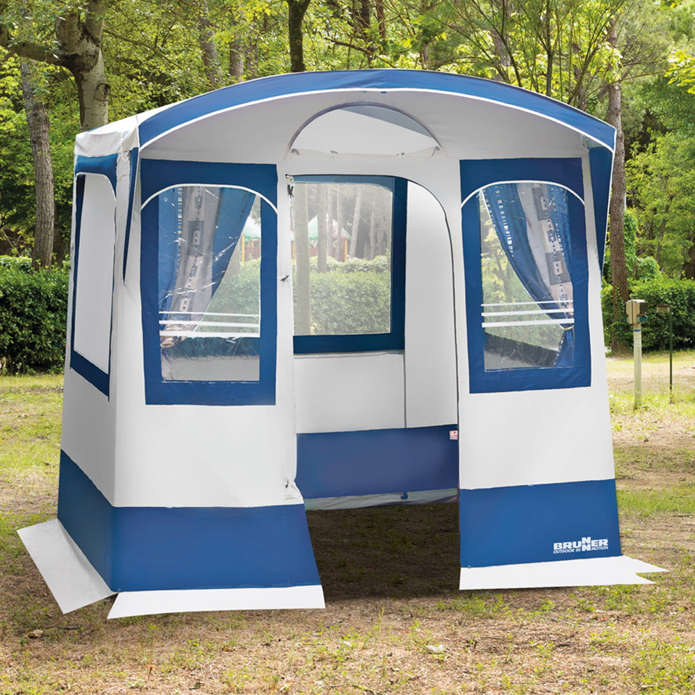 Tenda cucinotto Cucina Camp Inn 220x160cm Blu/Grigio Brunner