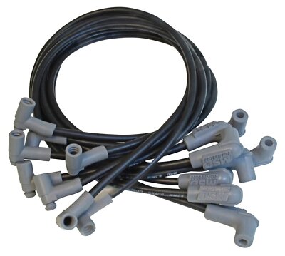 MSD 35603 Super Conductor Spark Plug Wire Set, Black