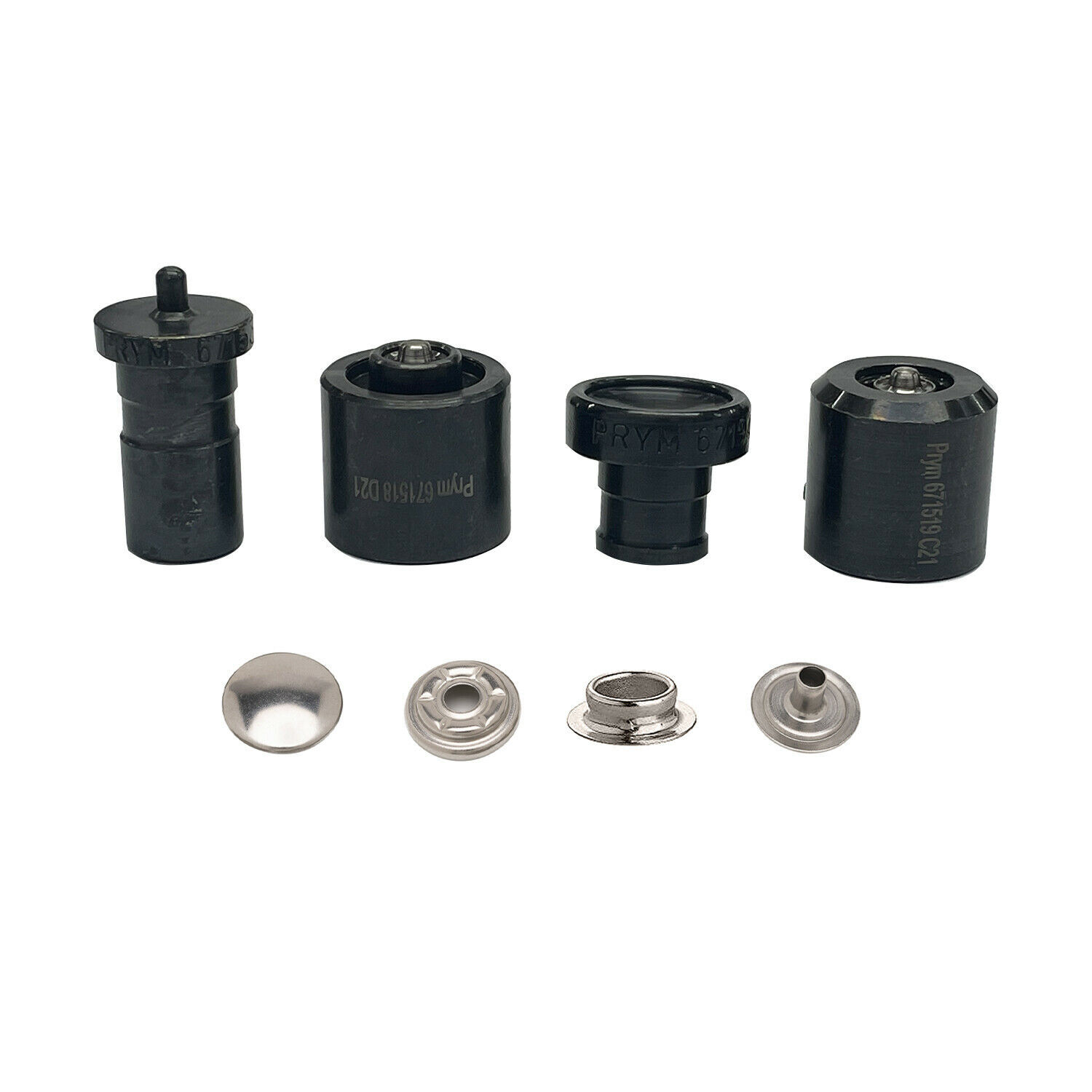 Set Bottoni A Pressione In Pelle - 50 Pezzi Da 10 Mm | Con Attrezzi Per Montaggio | Per Abbigliamento, Borse E Fai Da Te - Foto 8