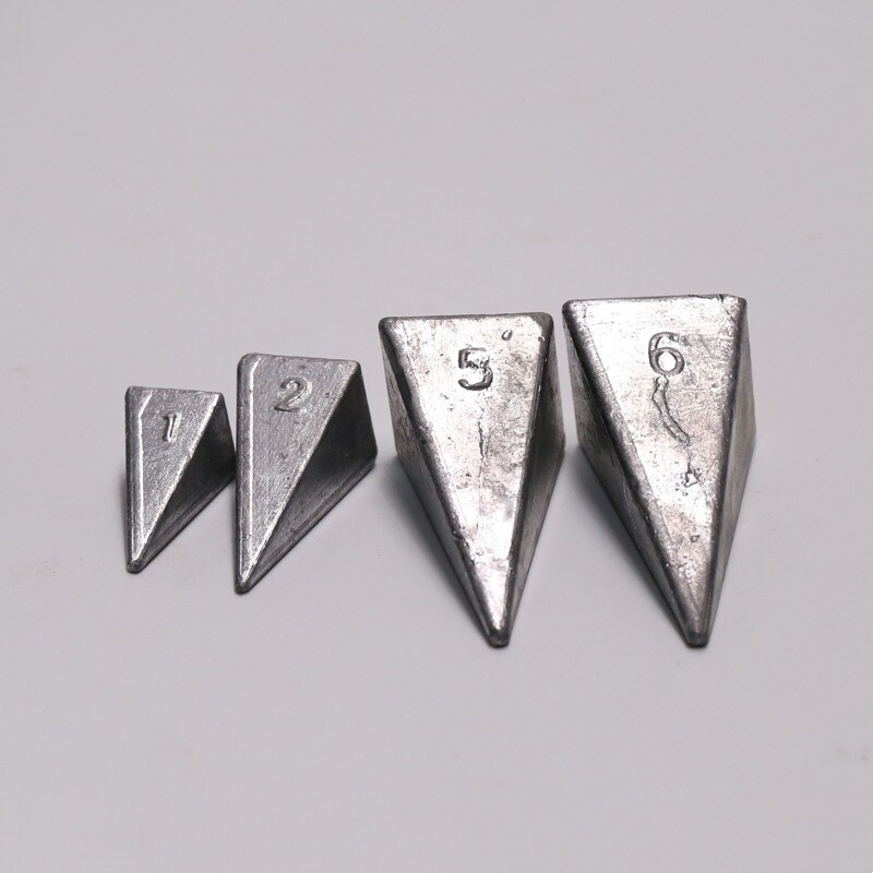 Pyramid Sinkers Lead Fishing Weights Saltwater Surf Fishing Tackle Size  1oz-8oz