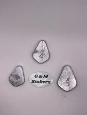 Assortment of No Roll Sinkers 10-3oz 6-4oz and 6 5 oz