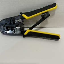 Klein Tools VDV226-011 Ratcheting Data Cable Crimper Crimping Tool Pre Owned