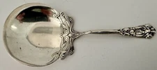 DURGIN IRIS STERLING BON BON OR NUT SPOON GORGEOUS!
